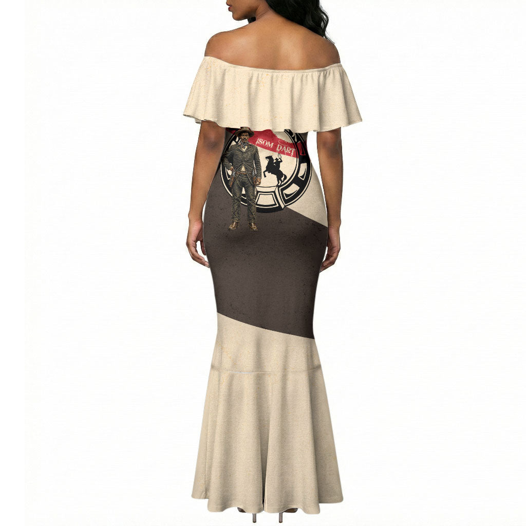 Isom Dart Legend Of The West Mermaid Dress Vintage Horseshoe Western