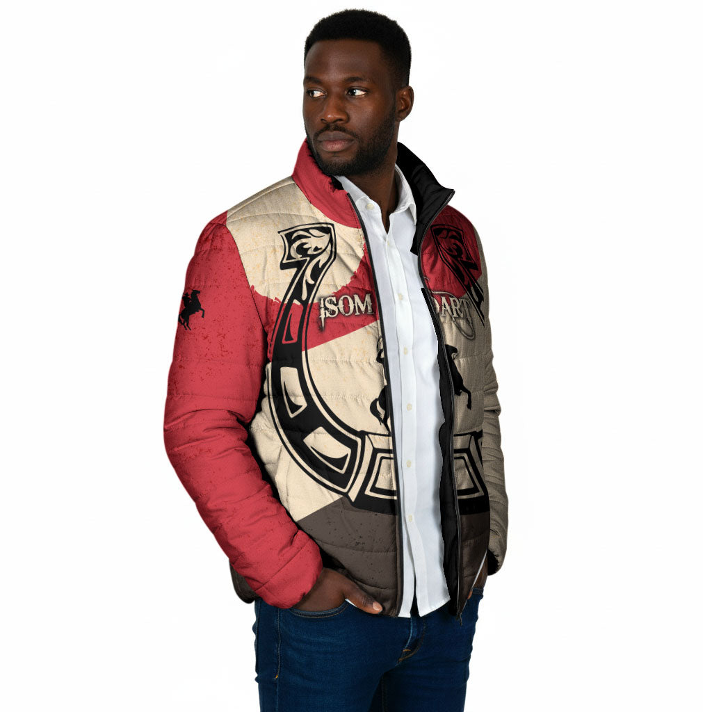 Isom Dart Legend Of The West Padded Jacket Vintage Horseshoe Western