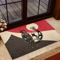 Isom Dart Legend Of The West Rubber Doormat Vintage Horseshoe Western