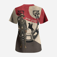 Isom Dart Legend Of The West Scrub Top Vintage Horseshoe Western