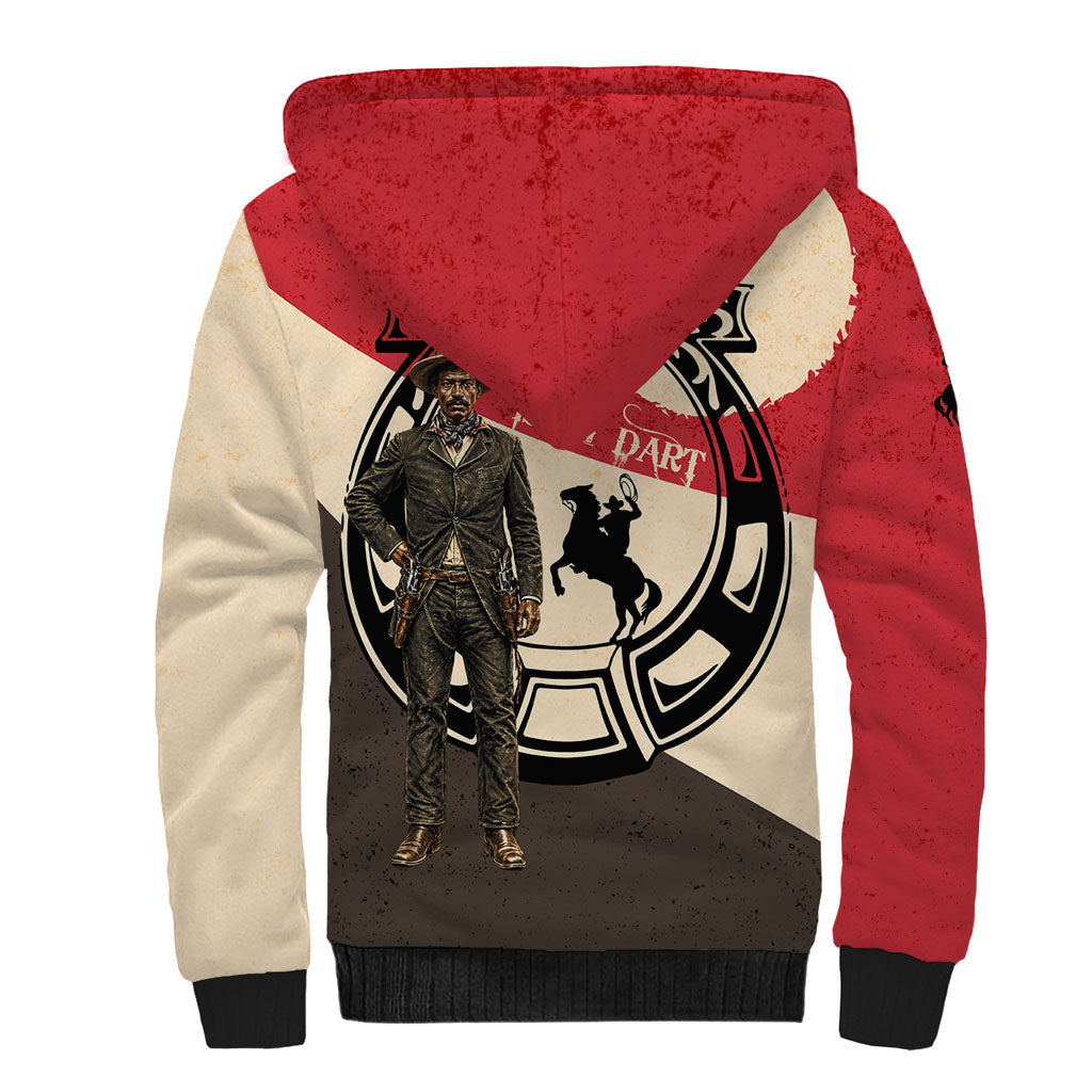 Isom Dart Legend Of The West Sherpa Hoodie Vintage Horseshoe Western