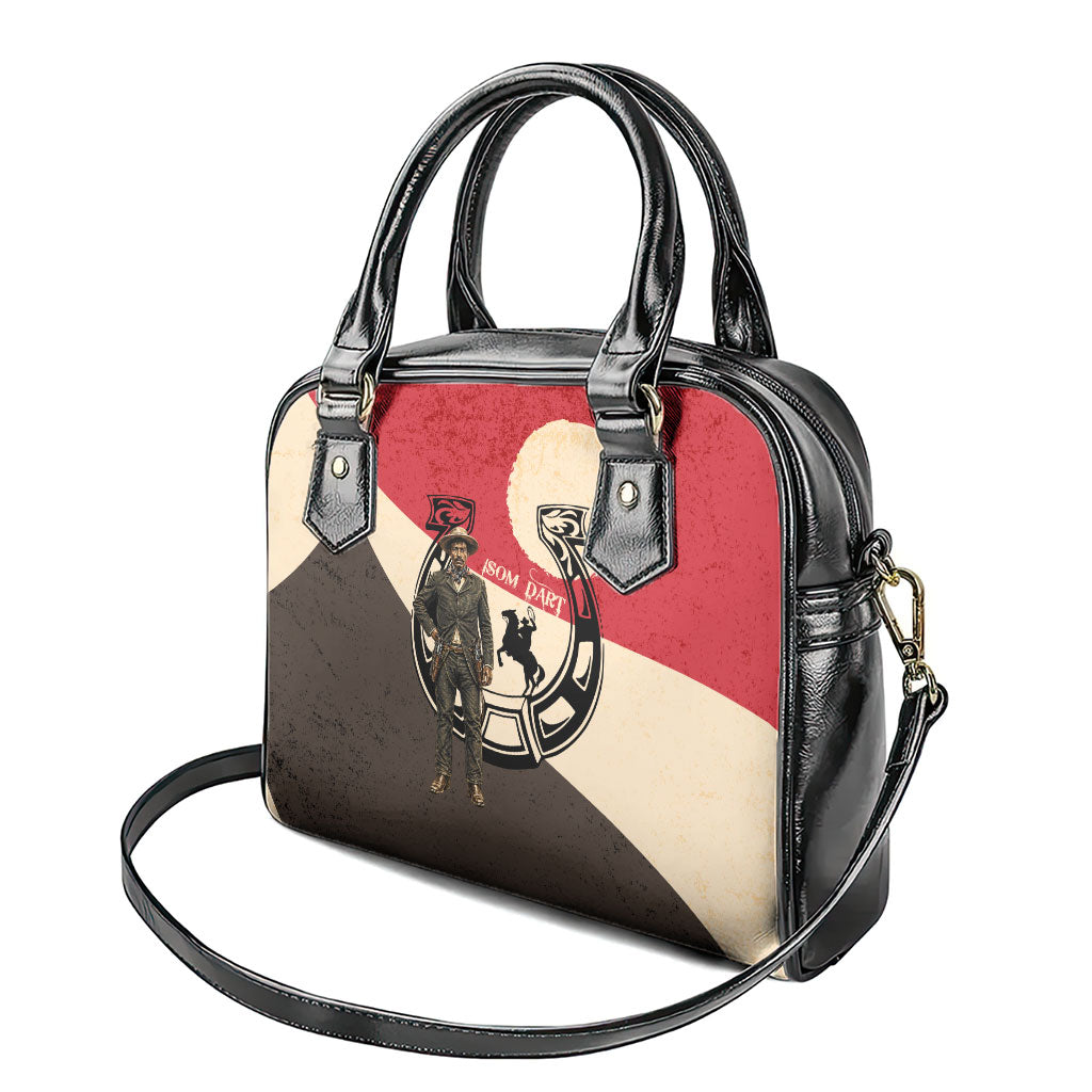 Isom Dart Legend Of The West Shoulder Handbag Vintage Horseshoe Western