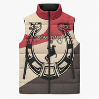 Isom Dart Legend Of The West Sleeveless Puffer Jacket Vintage Horseshoe Western