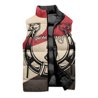 Isom Dart Legend Of The West Sleeveless Puffer Jacket Vintage Horseshoe Western