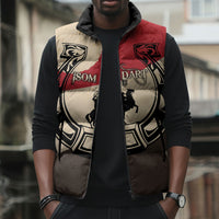 Isom Dart Legend Of The West Sleeveless Puffer Jacket Vintage Horseshoe Western