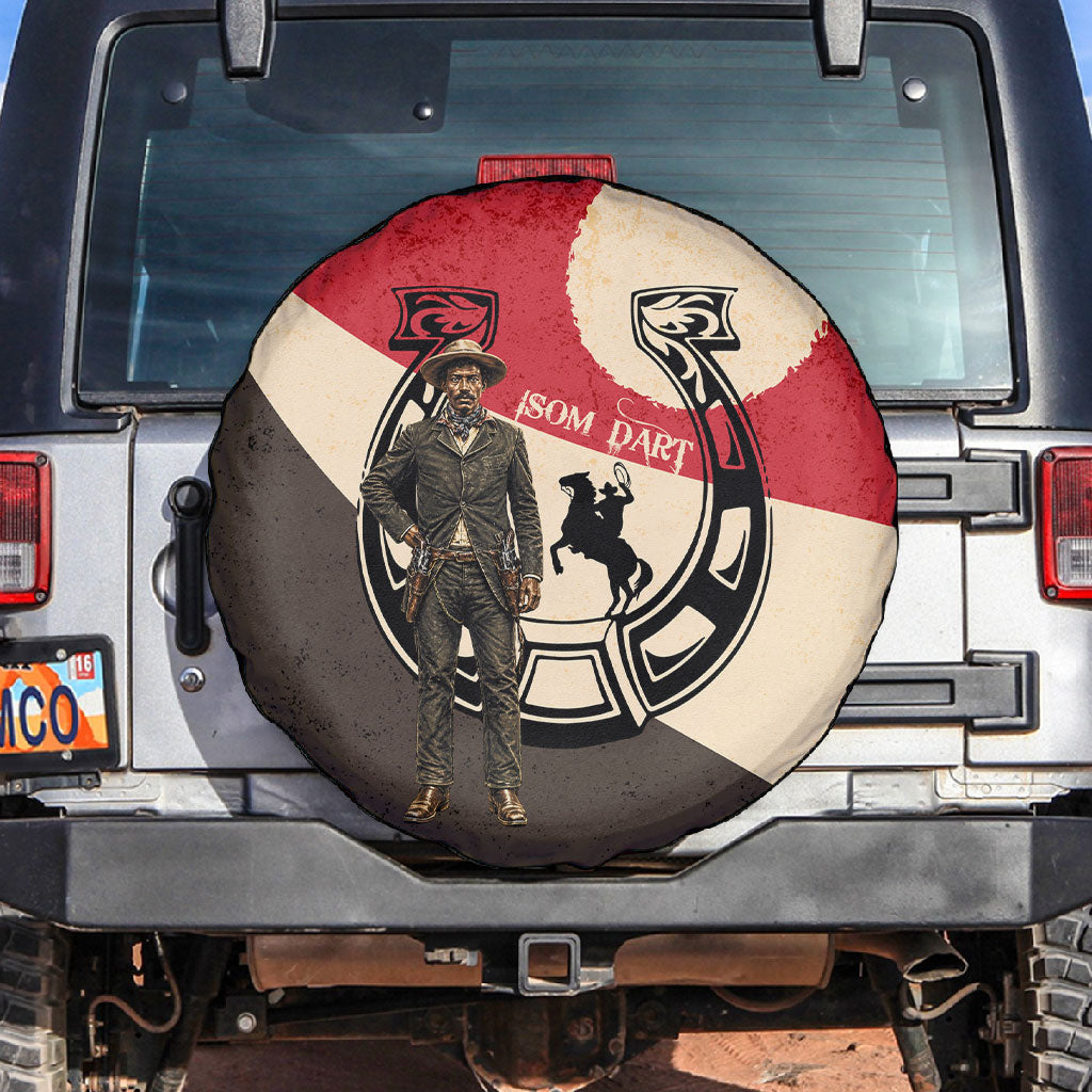 Isom Dart Legend Of The West Spare Tire Cover Vintage Horseshoe Western
