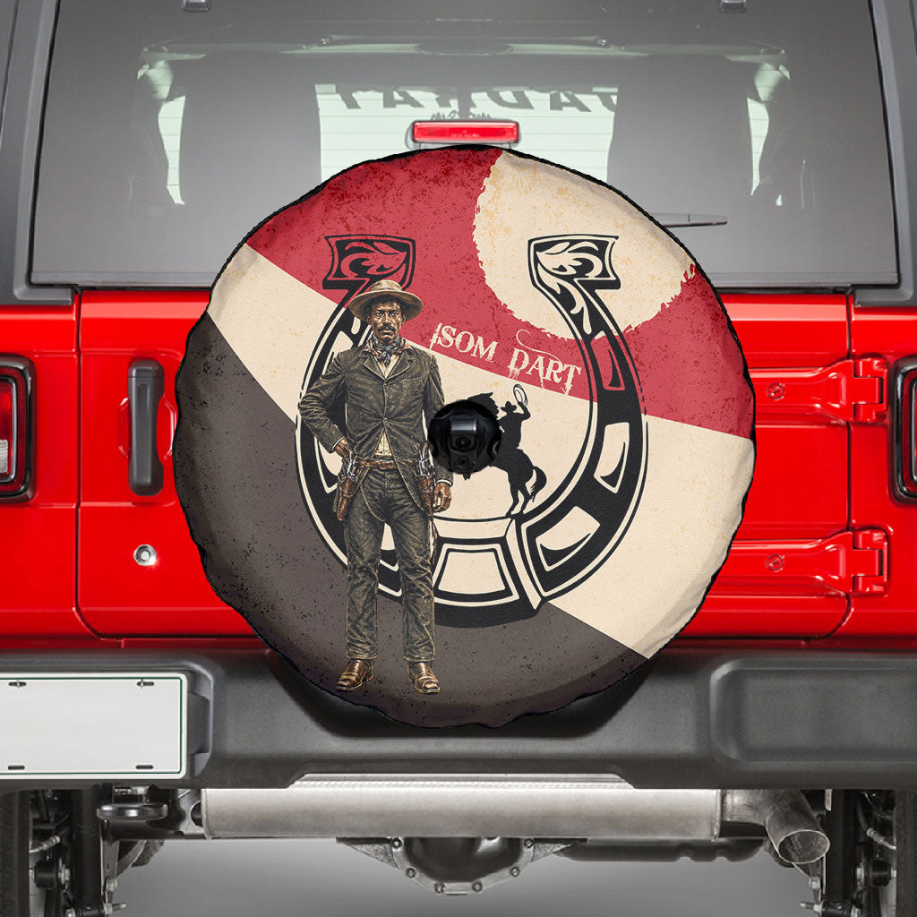 Isom Dart Legend Of The West Spare Tire Cover Vintage Horseshoe Western