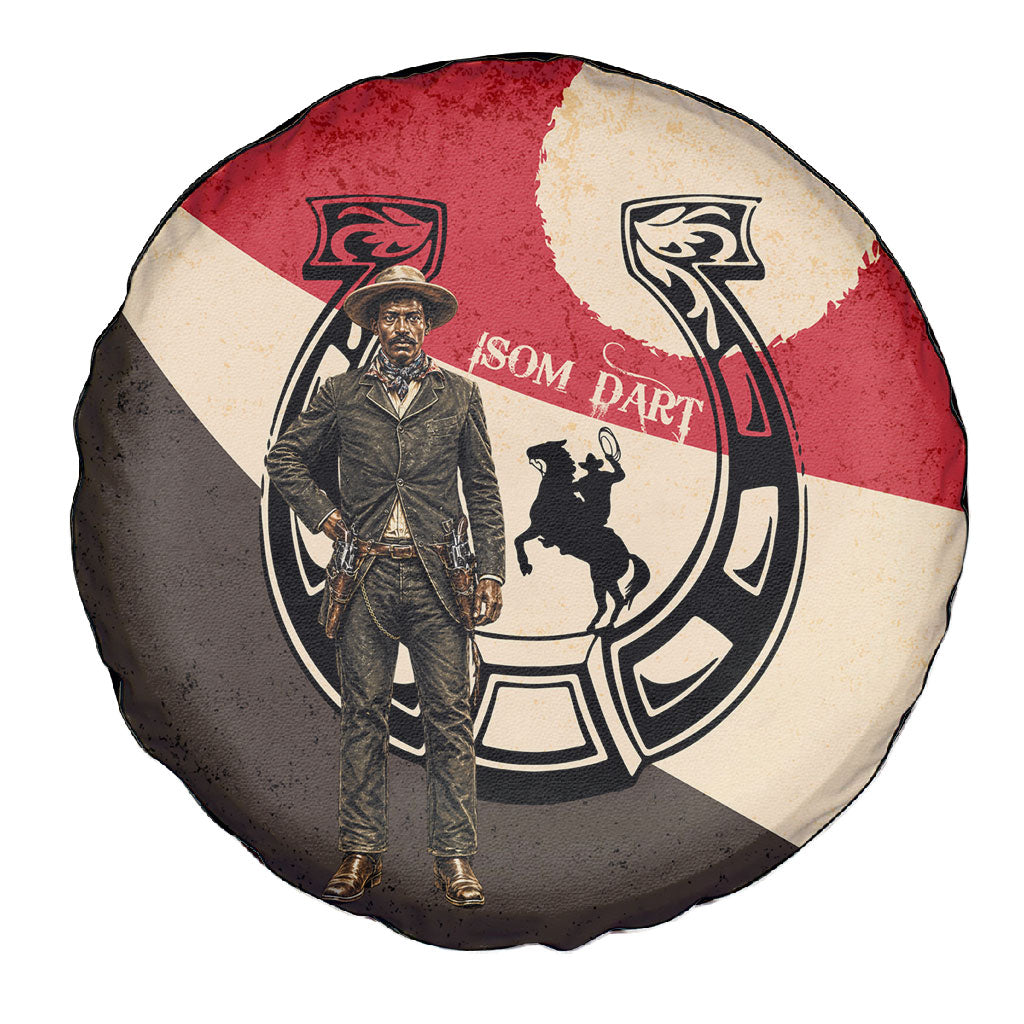 Isom Dart Legend Of The West Spare Tire Cover Vintage Horseshoe Western