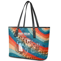 Mary Fields Stagecoach Leather Tote Bag Vintage Retro Grunge Aesthetic Wild West History