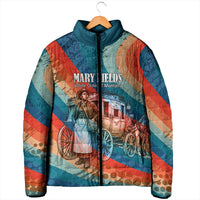 Mary Fields Stagecoach Padded Jacket Vintage Retro Grunge Aesthetic Wild West History