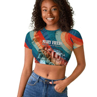 Mary Fields Stagecoach Raglan Cropped T shirt Vintage Retro Grunge Aesthetic Wild West History