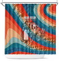 Mary Fields Stagecoach Shower Curtain Vintage Retro Grunge Aesthetic Wild West History