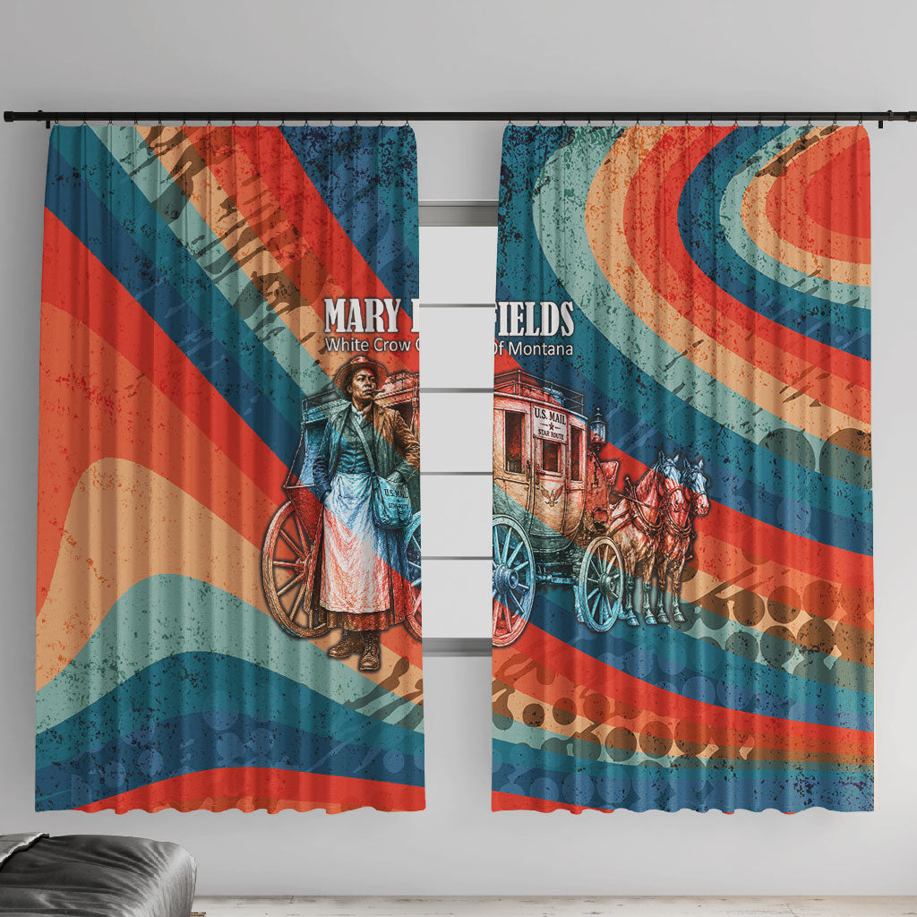 Mary Fields Stagecoach Window Curtain Vintage Retro Grunge Aesthetic Wild West History