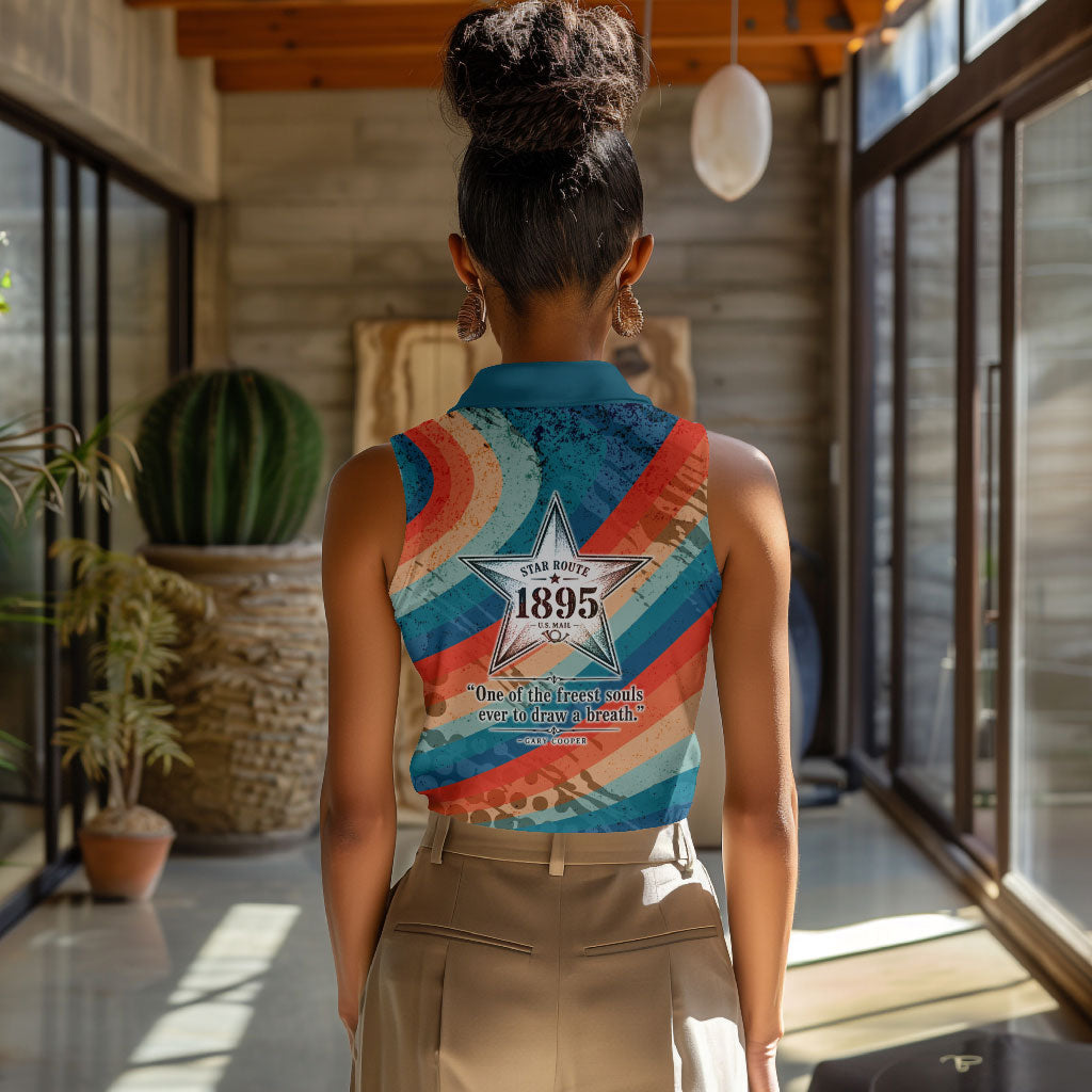 Mary Fields Stagecoach Women Sleeveless Polo Shirt Vintage Retro Grunge Aesthetic Wild West History
