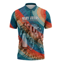 Mary Fields Stagecoach Zipper Polo Shirt Vintage Retro Grunge Aesthetic Wild West History