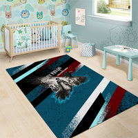 Mary Fields The White Crow Area Rug Vintage Grunge Wild West Portrait And Crow