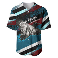 Mary Fields The White Crow Baseball Jersey Vintage Grunge Wild West Portrait And Crow