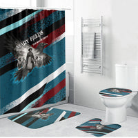 Mary Fields The White Crow Bathroom Set Vintage Grunge Wild West Portrait And Crow