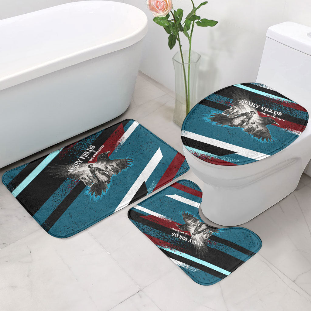 Mary Fields The White Crow Bathroom Set Vintage Grunge Wild West Portrait And Crow