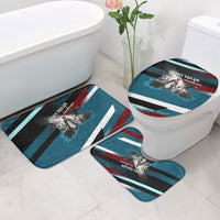 Mary Fields The White Crow Bathroom Set Vintage Grunge Wild West Portrait And Crow