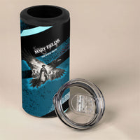 Mary Fields The White Crow 4 in 1 Can Cooler Tumbler Vintage Grunge Wild West Portrait And Crow