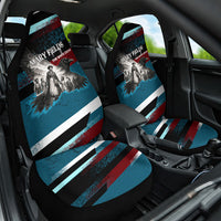 Mary Fields The White Crow Car Seat Cover Vintage Grunge Wild West Portrait And Crow