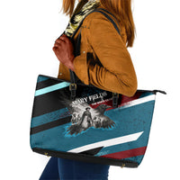 Mary Fields The White Crow Leather Tote Bag Vintage Grunge Wild West Portrait And Crow
