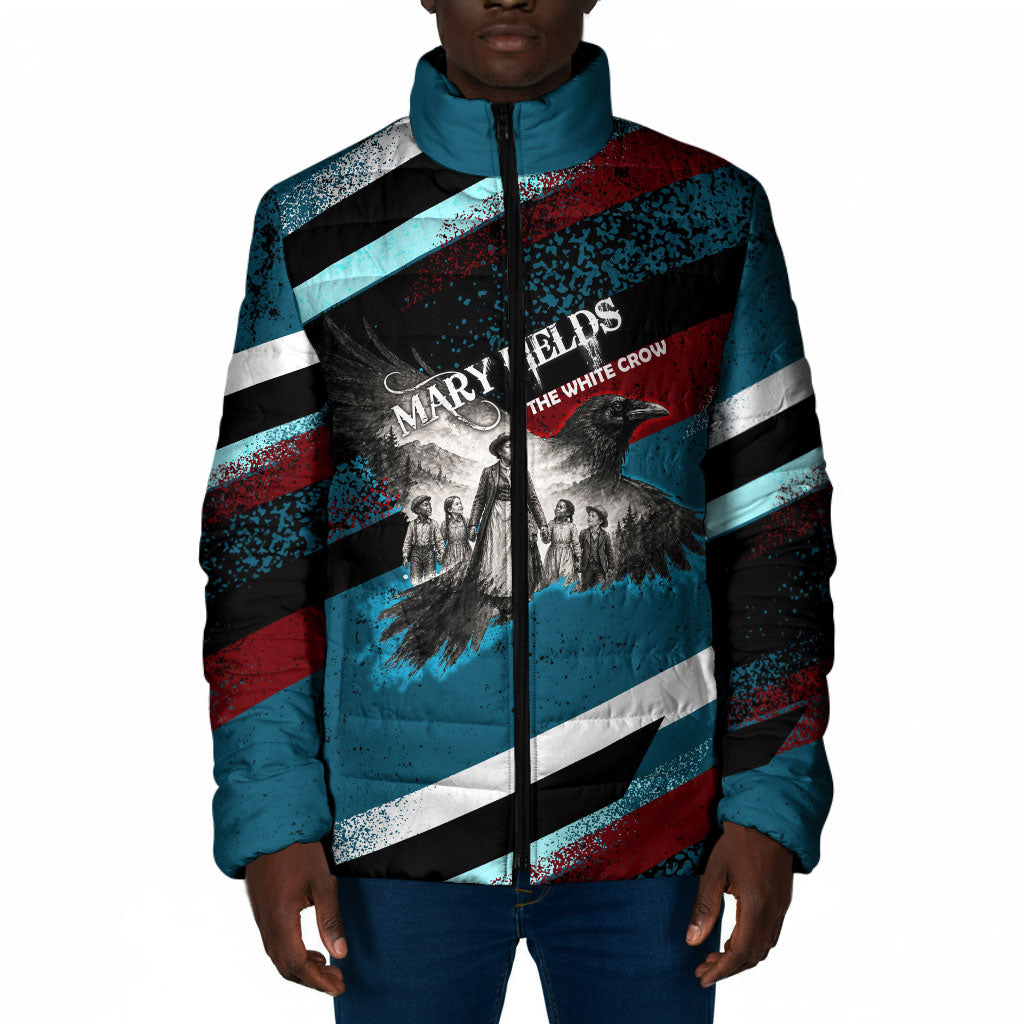 Mary Fields The White Crow Padded Jacket Vintage Grunge Wild West Portrait And Crow