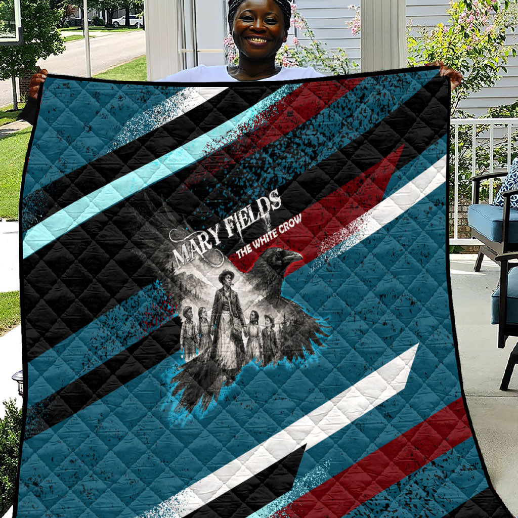 Mary Fields The White Crow Quilt Vintage Grunge Wild West Portrait And Crow