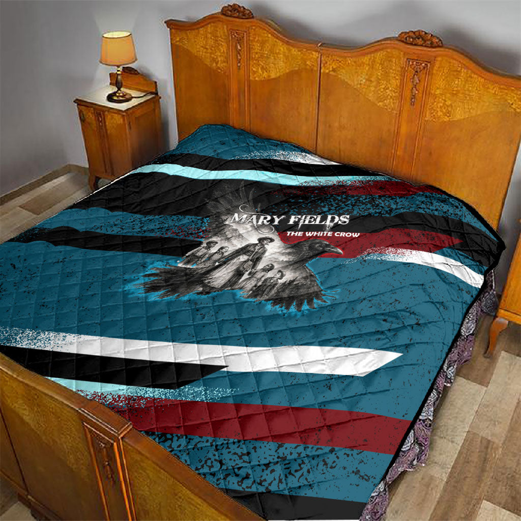 Mary Fields The White Crow Quilt Vintage Grunge Wild West Portrait And Crow