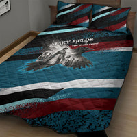 Mary Fields The White Crow Quilt Bed Set Vintage Grunge Wild West Portrait And Crow