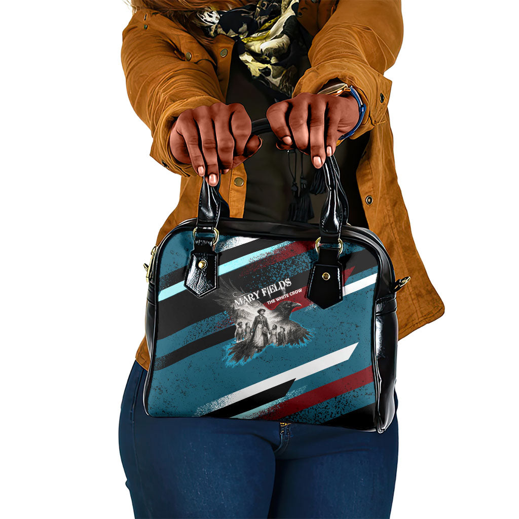 Mary Fields The White Crow Shoulder Handbag Vintage Grunge Wild West Portrait And Crow