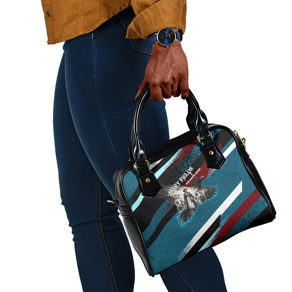 Mary Fields The White Crow Shoulder Handbag Vintage Grunge Wild West Portrait And Crow