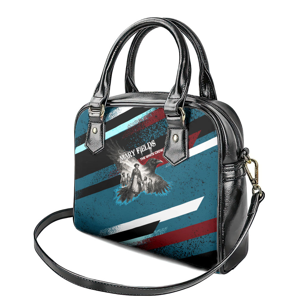 Mary Fields The White Crow Shoulder Handbag Vintage Grunge Wild West Portrait And Crow
