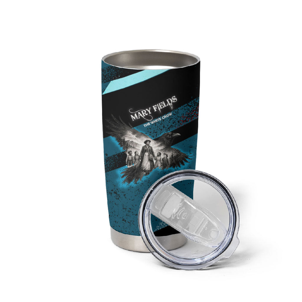 Mary Fields The White Crow Tumbler Cup Vintage Grunge Wild West Portrait And Crow
