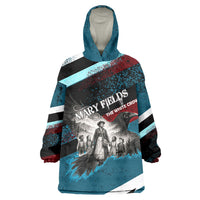 Mary Fields The White Crow Wearable Blanket Hoodie Vintage Grunge Wild West Portrait And Crow