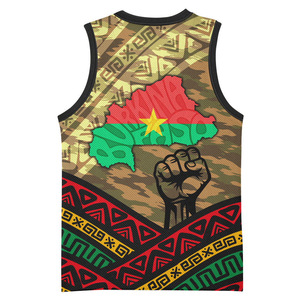 Ibrahim Traore Burkina Faso Basketball Jersey West African Revolutionary Art