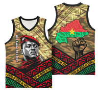 Ibrahim Traore Burkina Faso Basketball Jersey West African Revolutionary Art