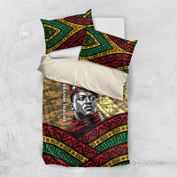 Ibrahim Traore Burkina Faso Bedding Set West African Revolutionary Art