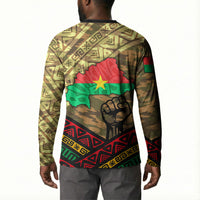 Ibrahim Traore Burkina Faso Button Sweatshirt West African Revolutionary Art