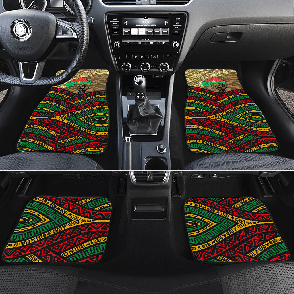 Ibrahim Traore Burkina Faso Car Mats West African Revolutionary Art