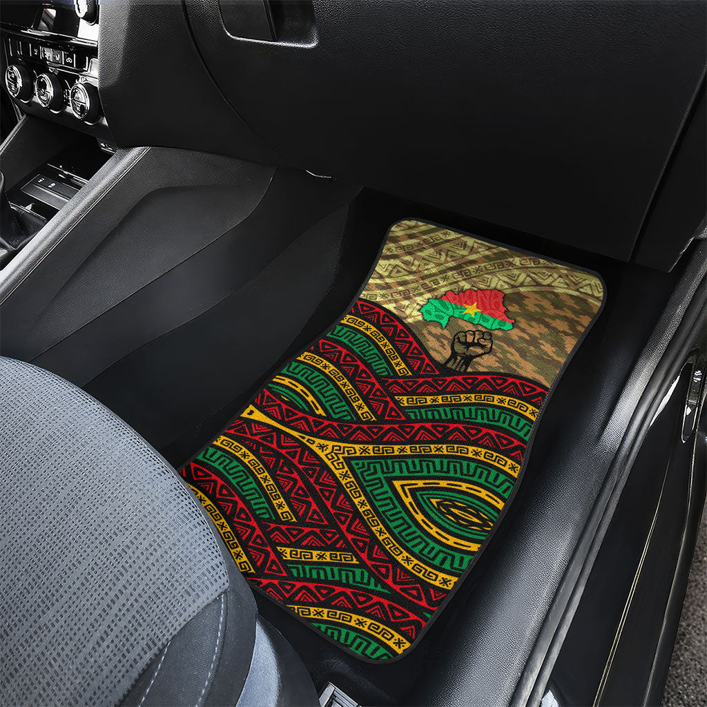 Ibrahim Traore Burkina Faso Car Mats West African Revolutionary Art