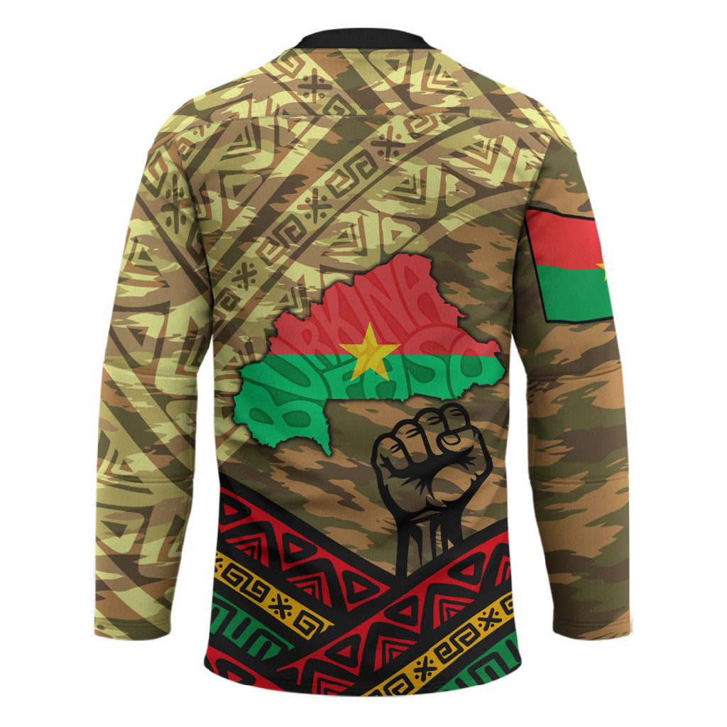 Ibrahim Traore Burkina Faso Hockey Jersey West African Revolutionary Art