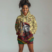 Ibrahim Traore Burkina Faso Hoodie Dress West African Revolutionary Art