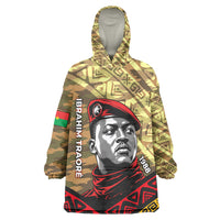 Ibrahim Traore Burkina Faso Kid Wearable Blanket Hoodie West African Revolutionary Art