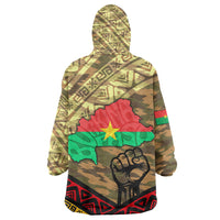 Ibrahim Traore Burkina Faso Kid Wearable Blanket Hoodie West African Revolutionary Art
