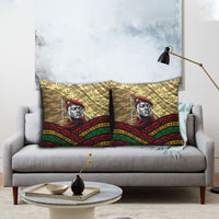 Ibrahim Traore Burkina Faso Pillow Cover West African Revolutionary Art