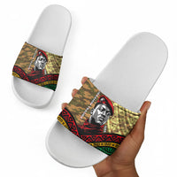 Ibrahim Traore Burkina Faso Slide Sandals West African Revolutionary Art