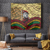 Ibrahim Traore Burkina Faso Tapestry West African Revolutionary Art