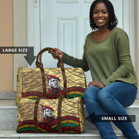 Ibrahim Traore Burkina Faso Travel Bag West African Revolutionary Art